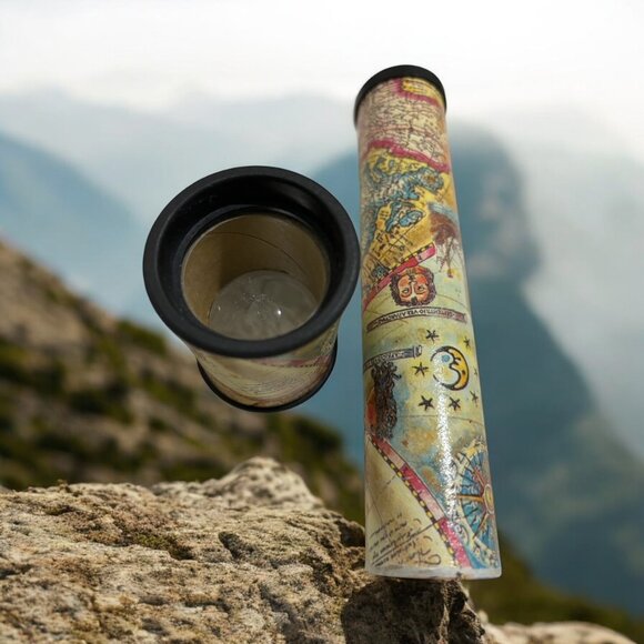 Multi Colored Changeable Educational Paper Kaleidoscope Toy for Children - Picture 4 of 14